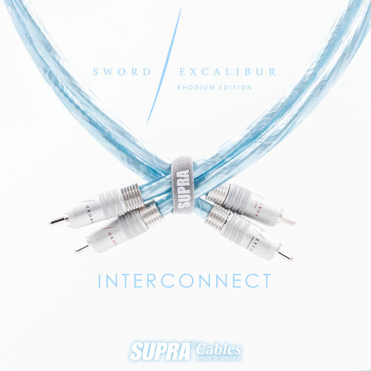 Supra Cables Sword Excalibur Rhodium ISL RCA