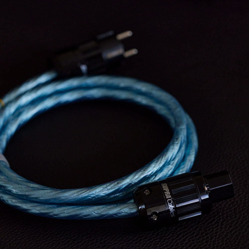 Supra Cables LoRad 2.5 Excalibur Rhodium Edition - Flagship Stromkabel - Supracables.ch