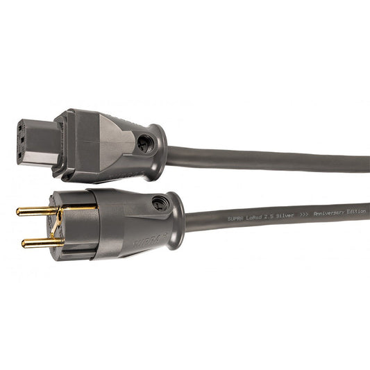 Supra Cables LoRad Netzkabel 2.5 SPC (CH Stecker) 10A - Supracables.ch