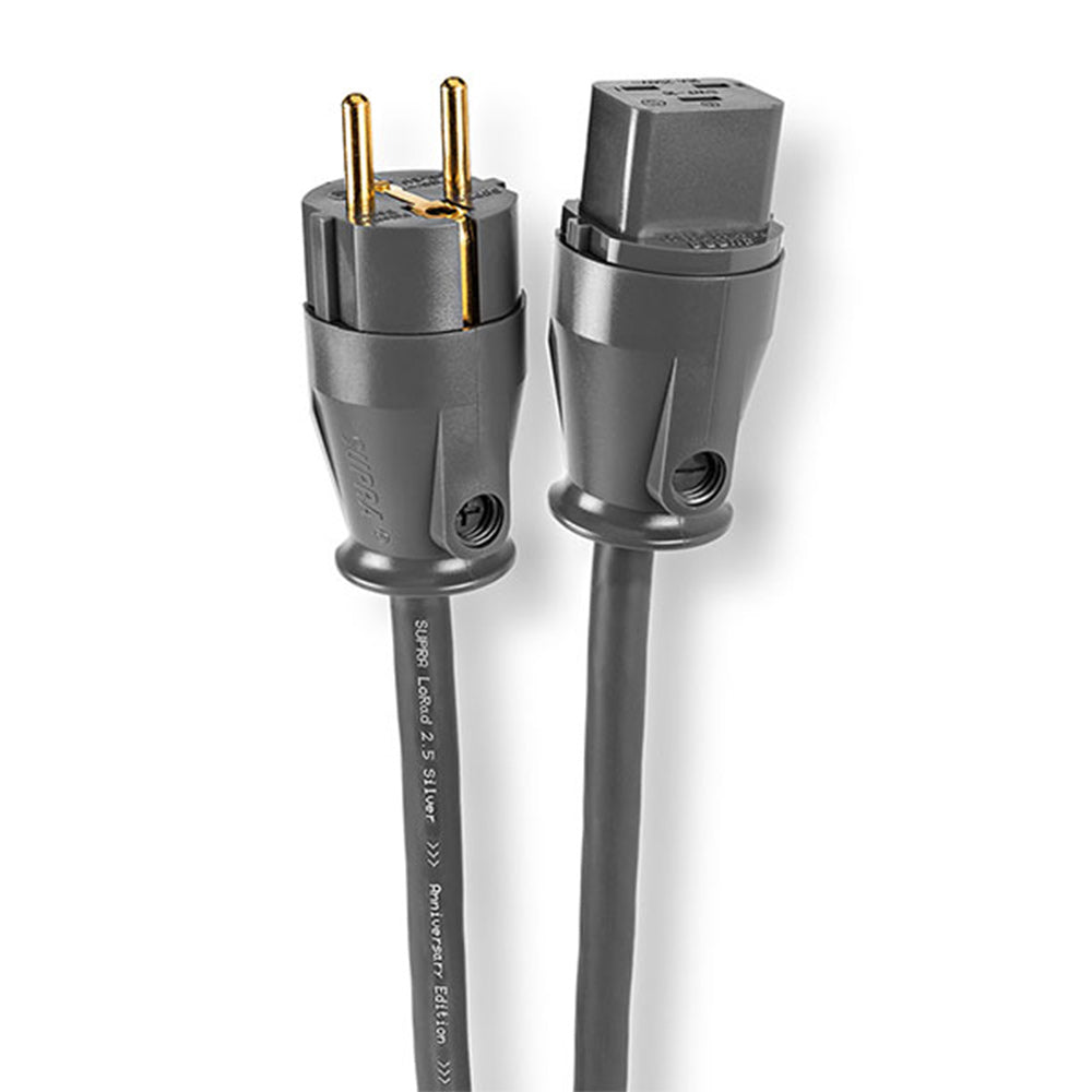 Supra Cables LoRad Netzkabel 2.5 SPC (CH Stecker) 16A - Supracables.ch