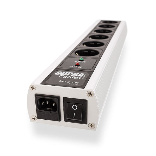 Supra Cables LoRad Netzleiste MK III - EU Version mit Filter und Switch
