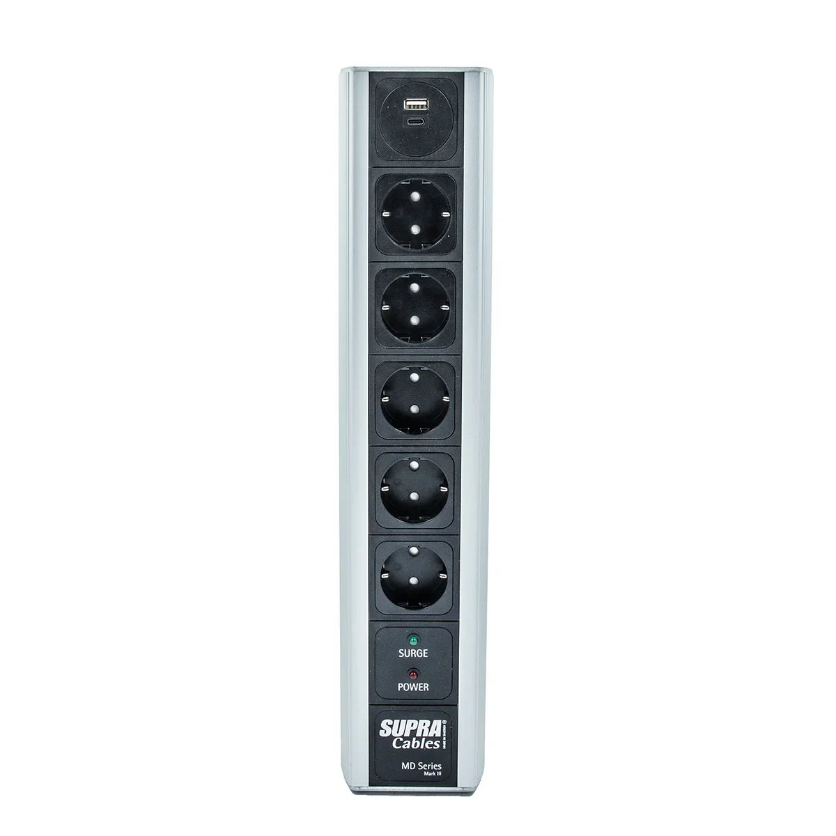 Supra Cables LoRad Netzleiste MK III DC - Mit Filter, Überspannungsschutz, USB und DC Blocker - Supracables.ch