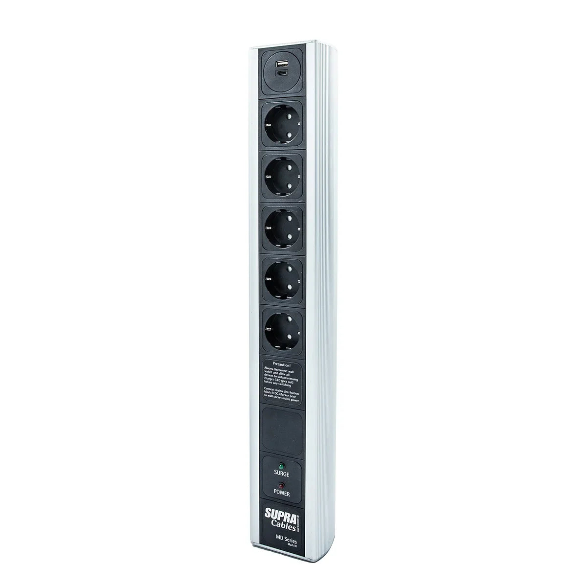 Supra Cables LoRad Netzleiste MK III DC - Mit Filter, Überspannungsschutz, USB und DC Blocker - Supracables.ch